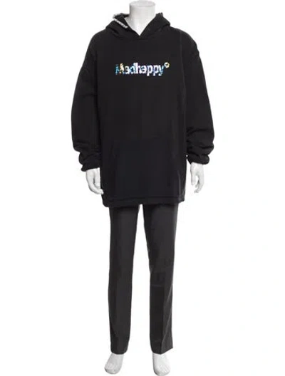 Pre-owned Madhappy Graphic Print Crew Neck Hoodie In Multicolor