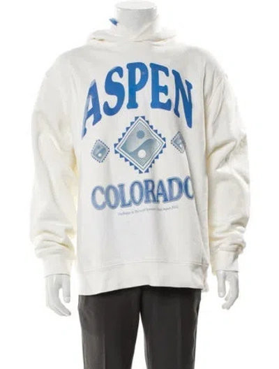 Pre-owned Madhappy Graphic Print Crew Neck Hoodie In Neutral