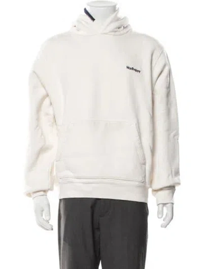Pre-owned Madhappy Graphic Print Crew Neck Hoodie In Neutrals