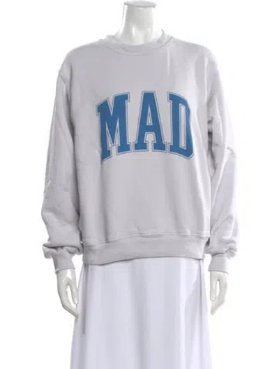 Pre-owned Madhappy Graphic Print Crew Neck Sweatshirt In Multi