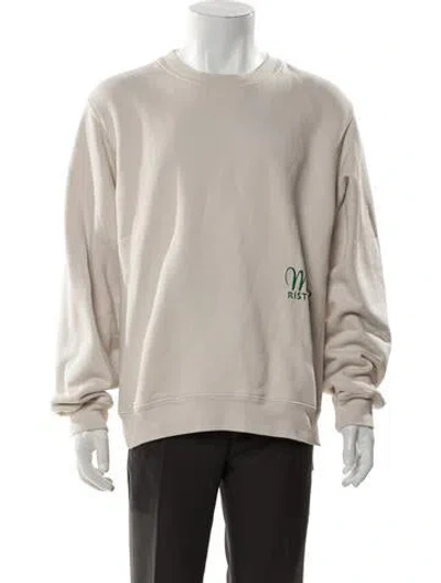 Pre-owned Madhappy Graphic Print Crew Neck Sweatshirt In Neutral