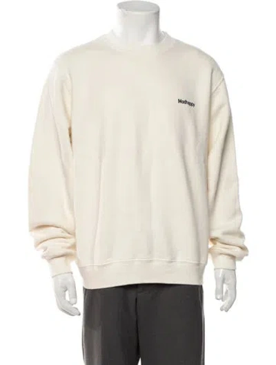 Pre-owned Madhappy Graphic Print Crew Neck Sweatshirt In Neutrals