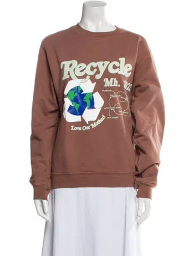 Pre-owned Madhappy Graphic Print Crew Neck Sweatshirt W/ Tags In Multi