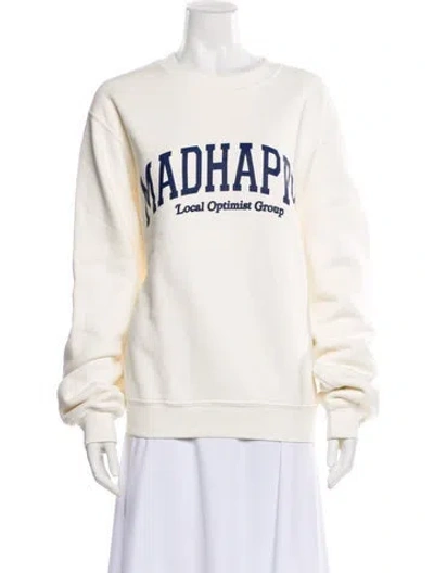 Pre-owned Madhappy Graphic Print Crew Neck Sweatshirt W/ Tags In Neutral