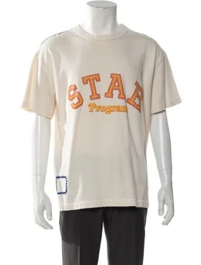Pre-owned Madhappy Graphic Print Crew Neck T-shirt In Neutral