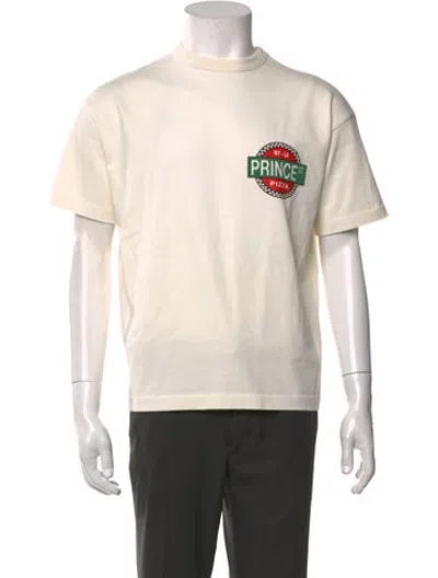 Pre-owned Madhappy Graphic Print Crew Neck T-shirt W/ Tags In Neutrals