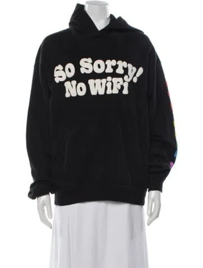 Pre-owned Madhappy Graphic Print Jacket In Black