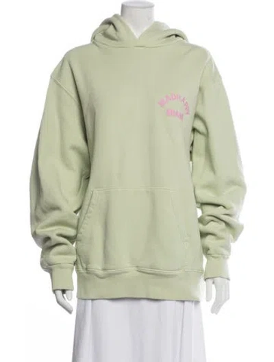Pre-owned Madhappy Graphic Print Jacket In Green