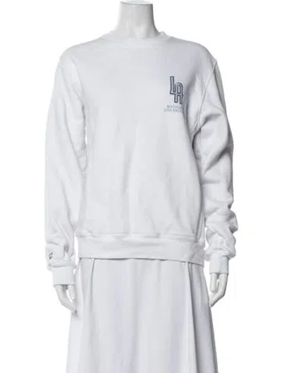 Pre-owned Madhappy Graphic Print Jacket In White