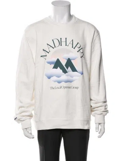 Pre-owned Madhappy Graphic Print Jacket In White