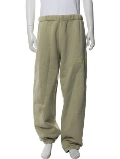Pre-owned Madhappy Graphic Print Lounge Bottoms In Green