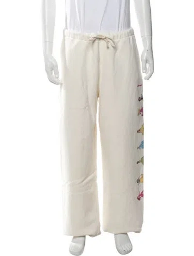 Pre-owned Madhappy Graphic Print Lounge Bottoms W/ Tags In Neutrals