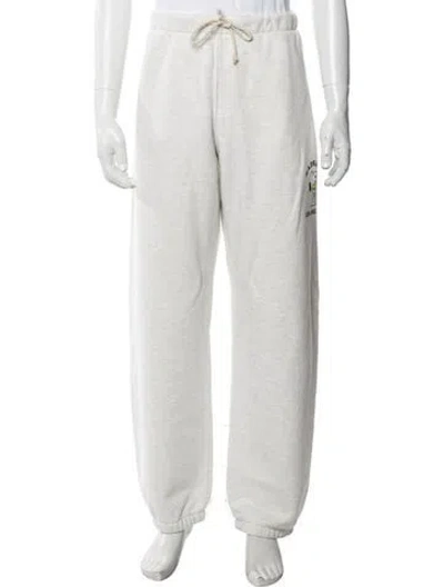 Pre-owned Madhappy Graphic Print Lounge Bottoms W/ Tags In White