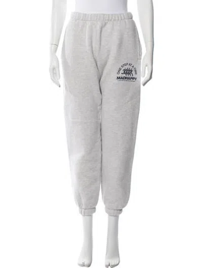 Pre-owned Madhappy Graphic Print Sweatpants In Pink