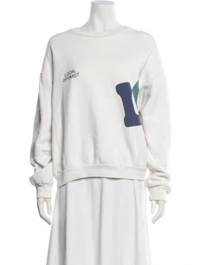 Pre-owned Madhappy Graphic Print Top In Neutral