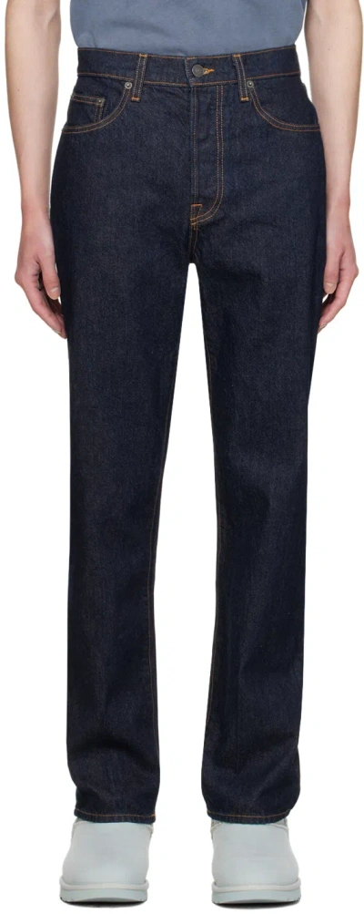 Madhappy Indigo Work Jeans In Raw / Denim