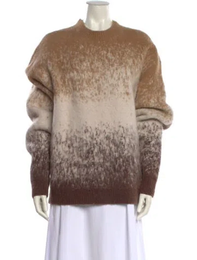 Pre-owned Madhappy Llama Printed Sweater In Brown