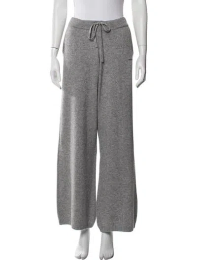 Pre-owned Madhappy Merino Wool Sweatpants In Gray
