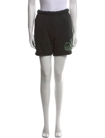 Pre-owned Madhappy Mini Shorts In Black