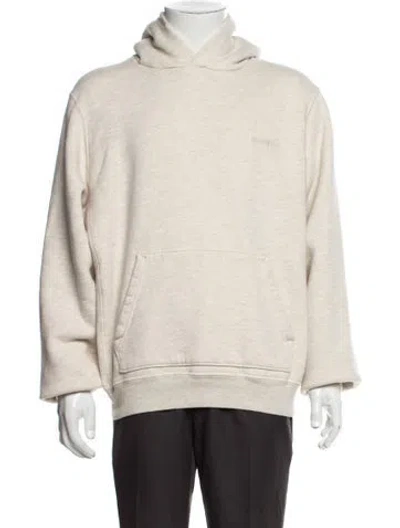Pre-owned Madhappy Mock Neck Long Sleeve Hoodie In Neutral