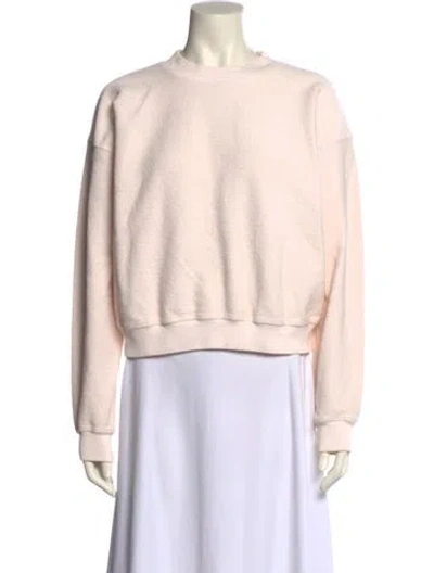 Pre-owned Madhappy Mock Neck Long Sleeve Sweatshirt In Pink