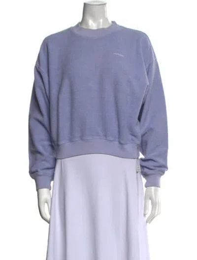 Pre-owned Madhappy Mock Neck Sweater In Purple