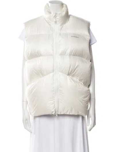 Pre-owned Madhappy Nylon Down Jacket In Neutral