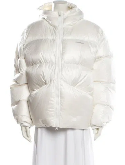 Pre-owned Madhappy Nylon Down Jacket W/ Tags In Neutral