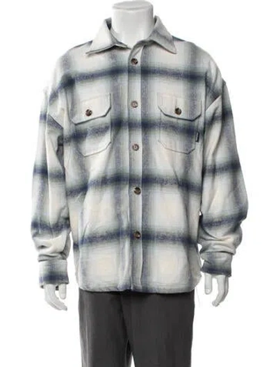 Pre-owned Madhappy Plaid Print Jacket In Multicolor