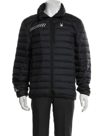 Pre-owned Madhappy Puffer Coat In Blue