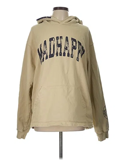 Pre-owned Madhappy Pullover Hoodie In Tan
