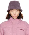 Madhappy Purple Classics Alpaca Bucket Hat In Raisin