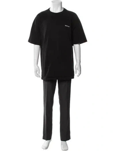 Pre-owned Madhappy Short Sleeve Shirt In Black