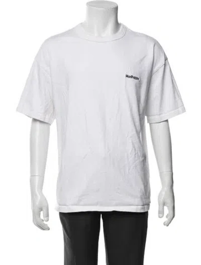 Pre-owned Madhappy Short Sleeve Shirt In White