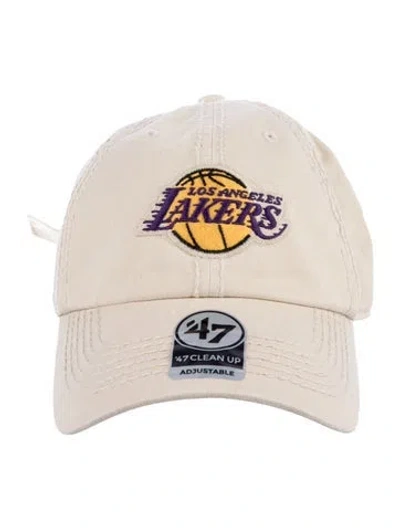 Pre-owned Madhappy Solid Lakers Baseball Cap In Neutrals