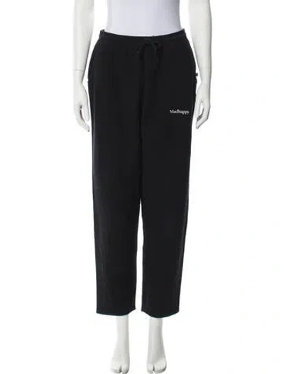 Pre-owned Madhappy Straight Leg Pants In Black