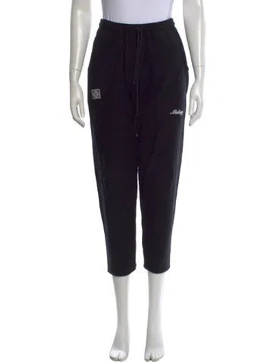 Pre-owned Madhappy Straight Leg Pants In Black