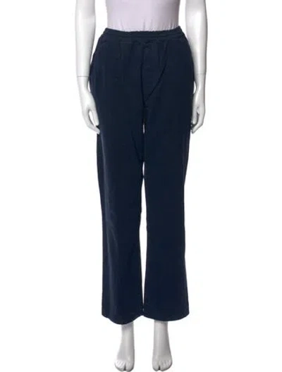 Pre-owned Madhappy Straight Leg Pants In Blue