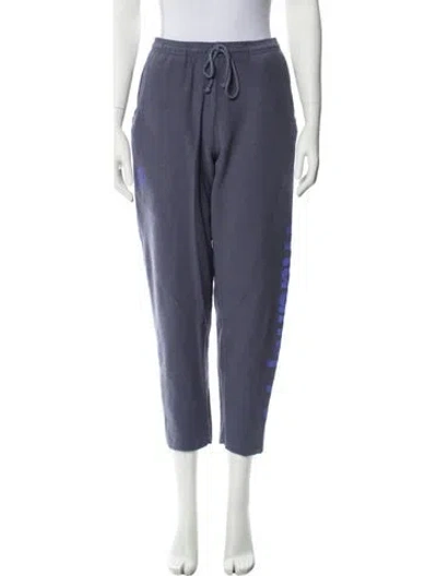 Pre-owned Madhappy Straight Leg Pants In Blue