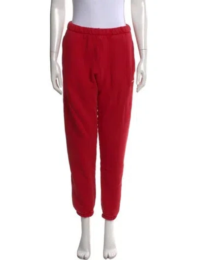 Pre-owned Madhappy Straight Leg Pants In Red