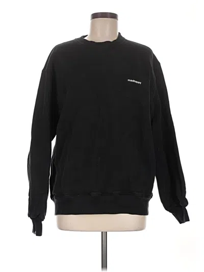 Pre-owned Madhappy Sweatshirt In Black