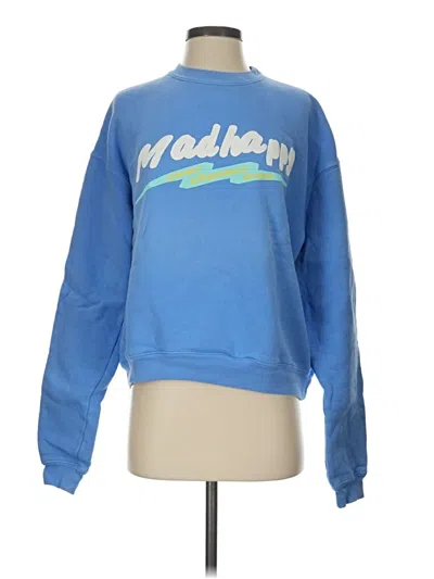 Pre-owned Madhappy Sweatshirt In Blue