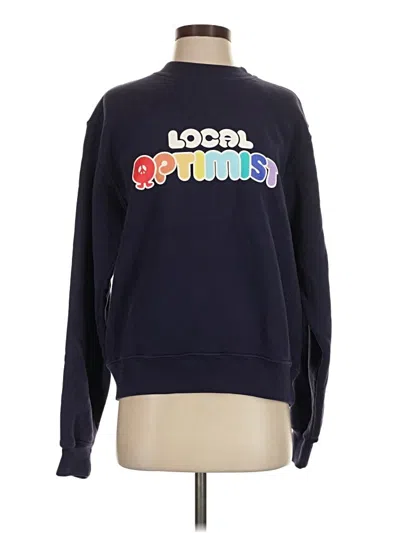 Pre-owned Madhappy Sweatshirt In Blue