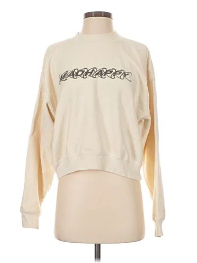Pre-owned Madhappy Sweatshirt In Ivory