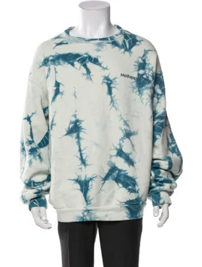 Pre-owned Madhappy Tie-dye Print Jacket In Blue/green