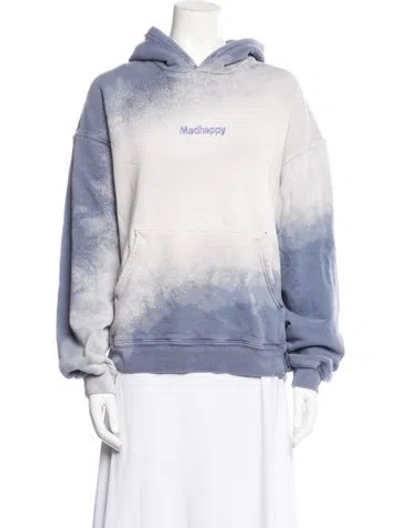 Pre-owned Madhappy Tie-dye Print Jacket In White