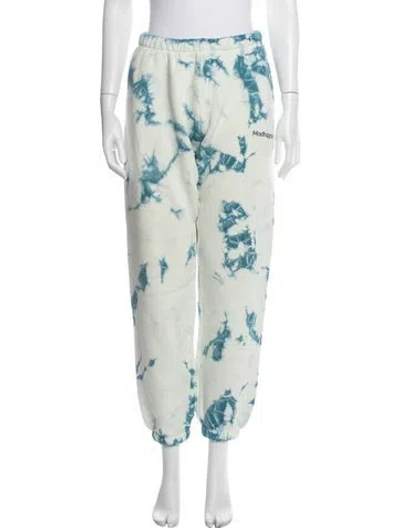 Pre-owned Madhappy Tie-dye Print Sweatpants In Green