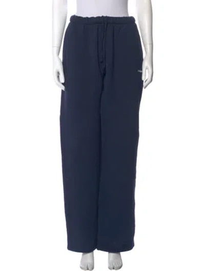 Pre-owned Madhappy Wide Leg Pants In Blue