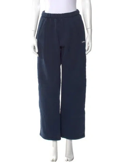 Pre-owned Madhappy Wide Leg Pants In Blue
