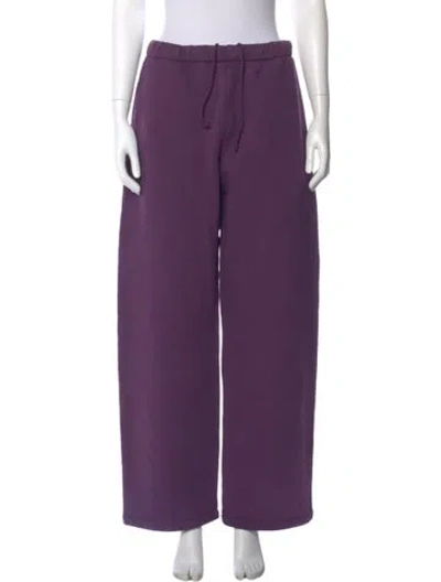 Pre-owned Madhappy Wide Leg Pants In Purple
